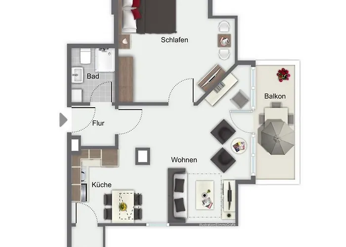Residenz Seestern 63 Apartmán *